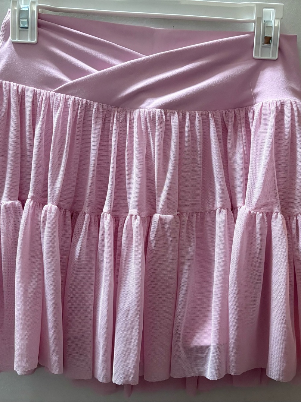 Light Pink Tiered Skirt